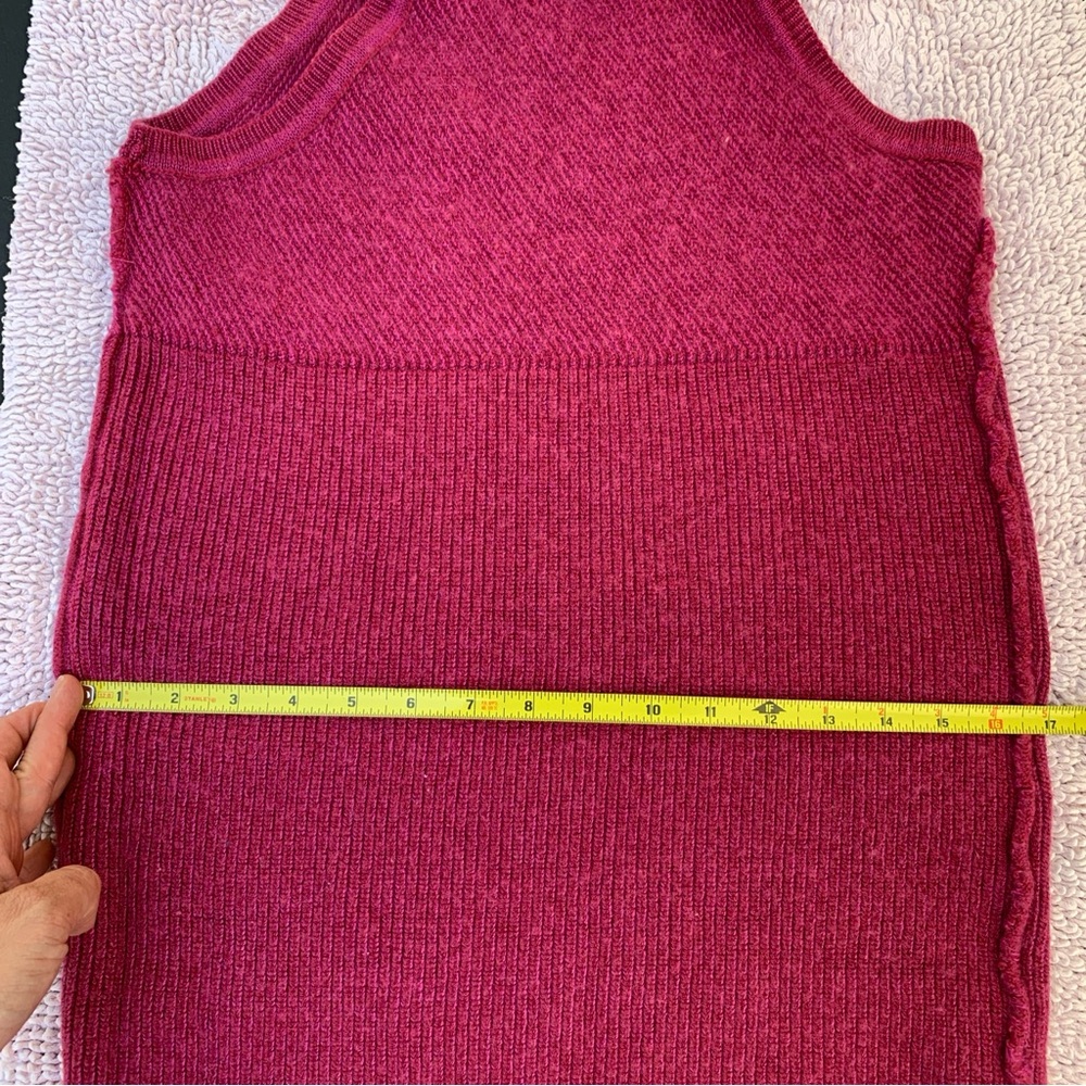 Vintage Versace Jeans Couture Ribbed Turtleneck Sleeveless Dress - Picture 11 of 16